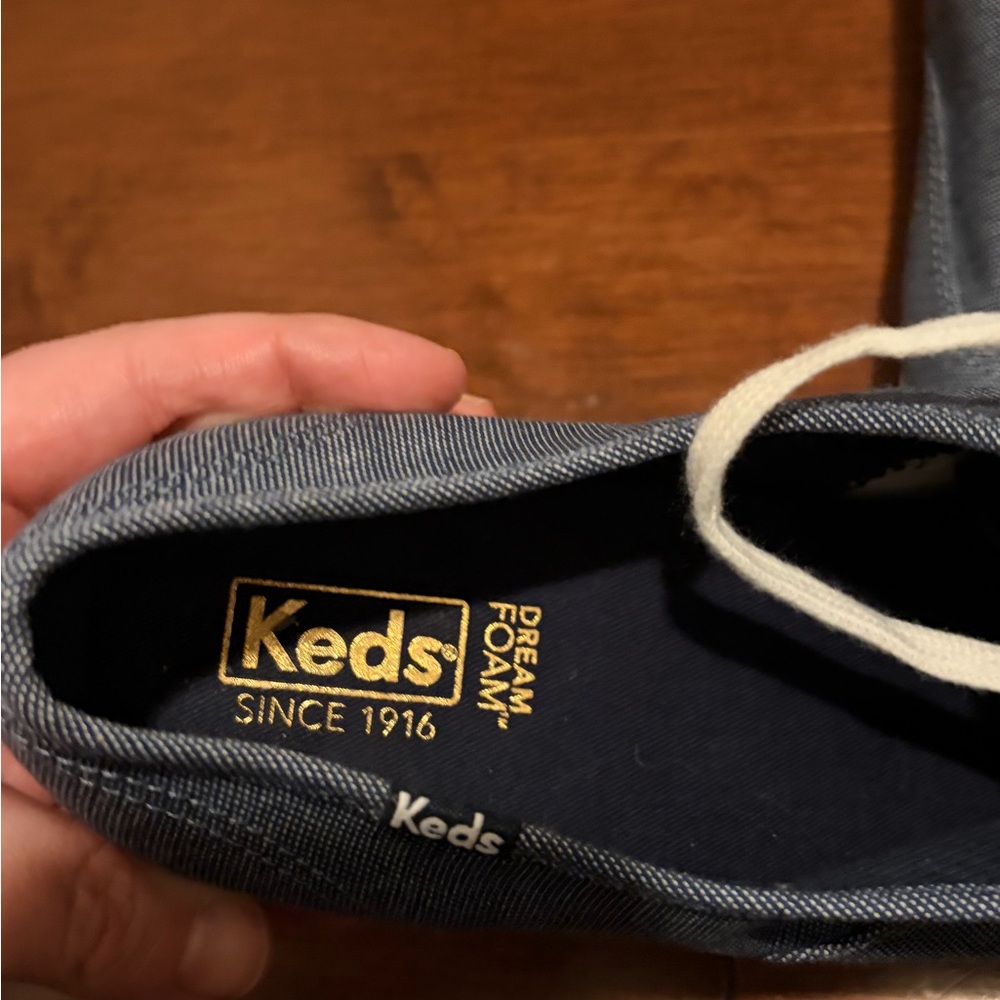 Keds Women’s Chambray Canvas Sneakers - Picture 5 of 7